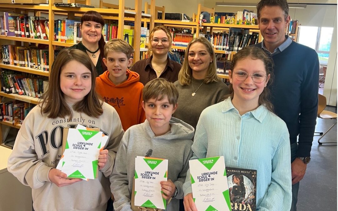 Lex Stein gewinnt Vorlesewettbewerb an der Schrenzerschule