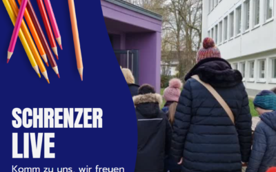 Schrenzerschule live – Tag der offenen Tür (Video und Zeitungsbericht)