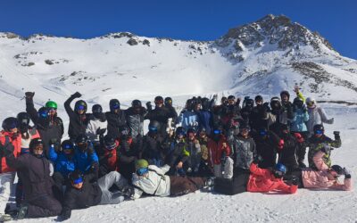 Schrenzerschüler auf Schulskifahrt am Mölltaler Gletscher